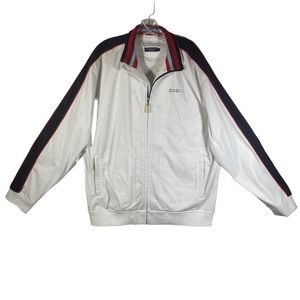 Coogi zip up sweater.  Size XL